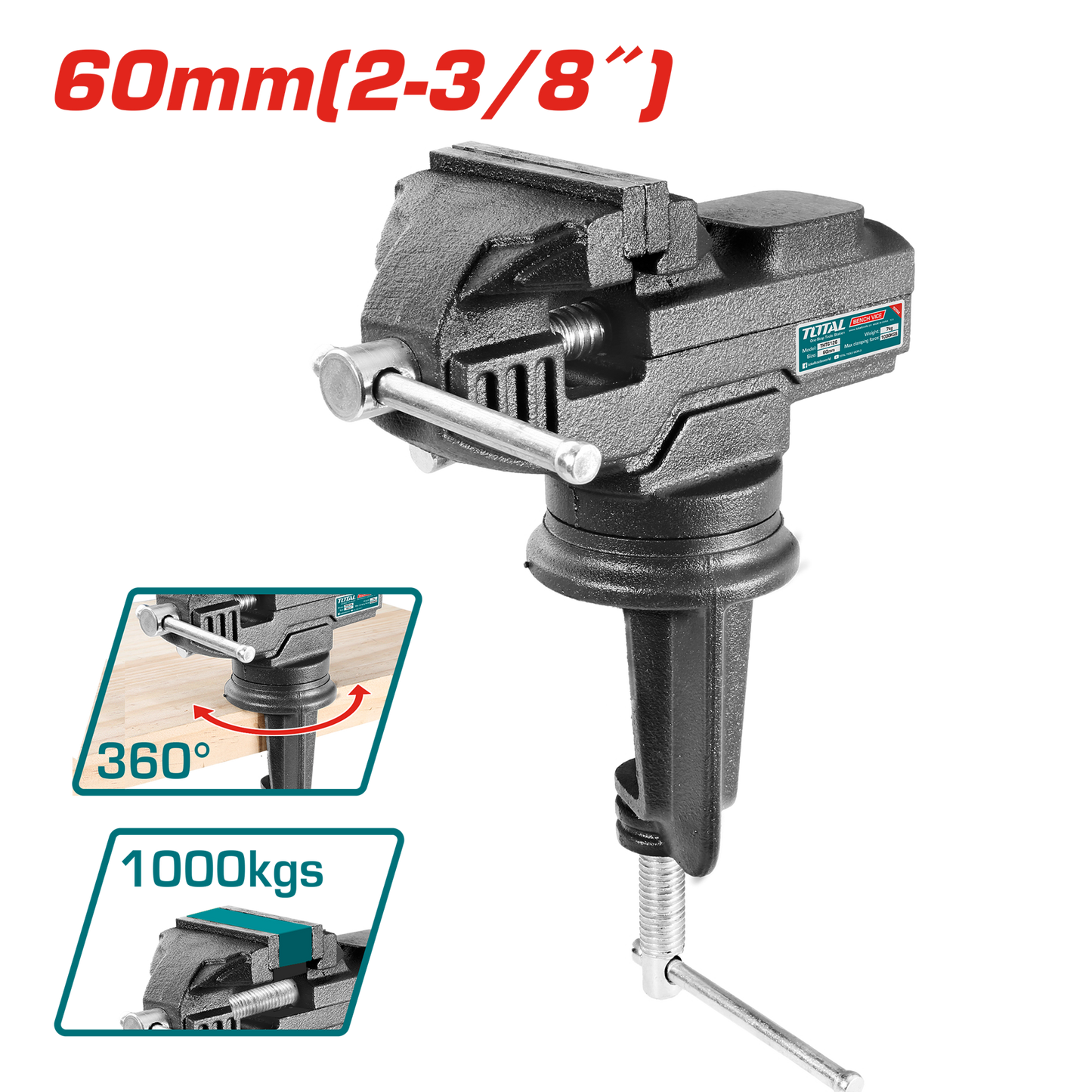60mm Bench Vice