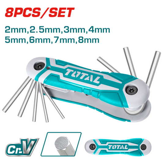 8 Piece Hex Set Pocket Type 2.0mm - 8.0mm